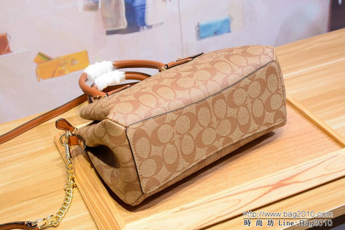 COACH蔻馳 F29434 新款PVC 小號戴妃包 手提單肩斜挎包  Chz1040
